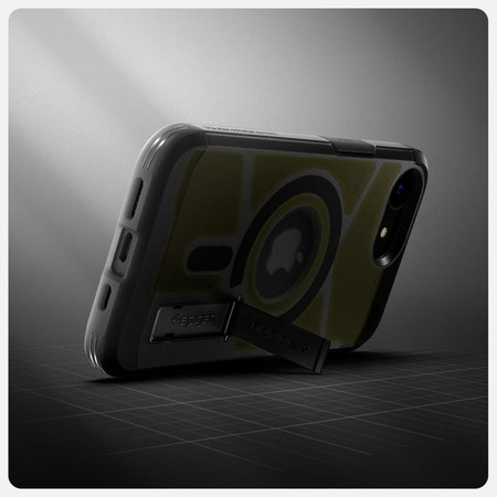 Spigen Tough Armor Mag MagSafe - Pouzdro pro iPhone 16e (Frost Black)