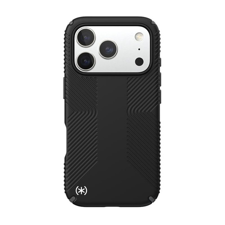 Speck Presidio2 Grip MagSafe - iPhone 17 Pro Tasche (Schwarz / Schiefergrau / Weiß)