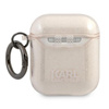 Karl Lagerfeld Choupette Head Glitter - Airpods tok (arany)
