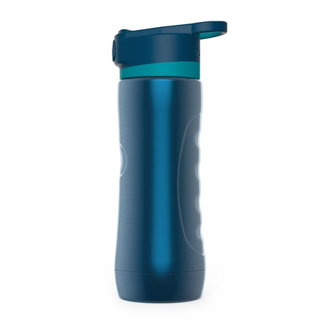 Quokka Spring - Bouteille thermique en acier inoxydable avec système d'ouverture rapide 600 ml (Azurite)