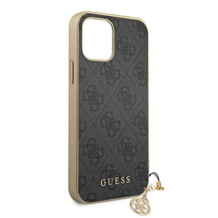 Guess 4G Charms Kollektion - iPhone 12 Pro Max Tasche (grau)