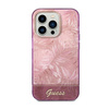 Guess Jungle Case - Coque pour iPhone 14 Pro (Rose)