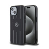 Mercedes Double Layer Crossed Lines MagSafe - iPhone 15 Tasche (schwarz)