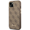 Guess 4G Metal Camera Outline Case - iPhone 14 Case (Brown)