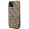 Guess 4G Metal Camera Outline Case - Case for iPhone 14 Plus (Brown)
