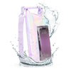 Case-Mate Waterproof Mini Phone Bucket Dry Bag - Wasserdichte Tasche mit Handytasche bis zu 7" (Soap Bubble)