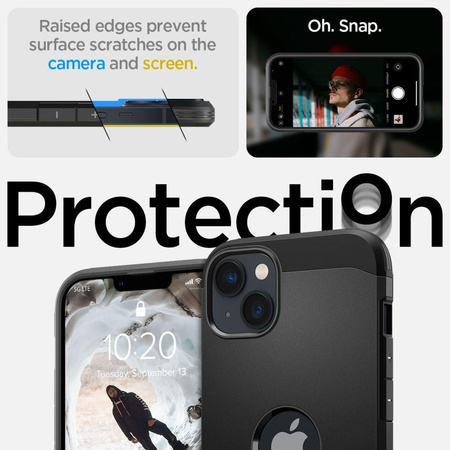 Spigen Tough Armor MagFit - pouzdro MagSafe pro iPhone 14 Plus (černé)