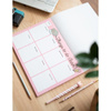 Pusheen - Planner tygodniowy na biurko z kolekcji Rose 54 kartki