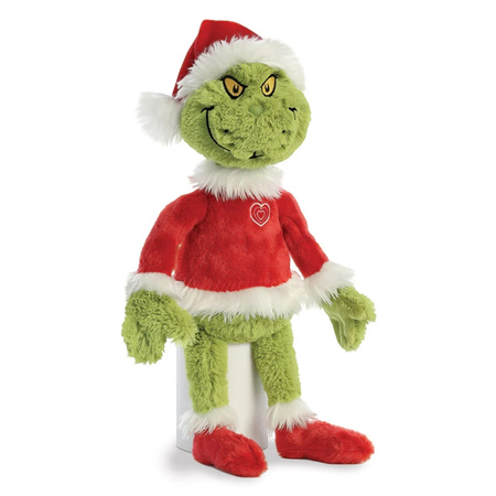 Grinch – Plüschtier / Kuscheltier Grinch im Weihnachtsmannkostüm 43 cm Eco-Friendly