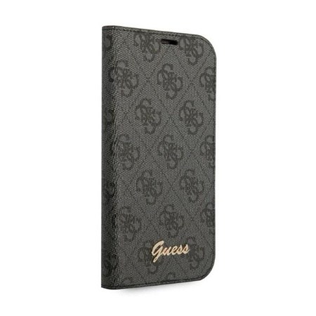 Guess 4G Metal Camera Outline Booktype Case - iPhone 14 Pro Case (black)