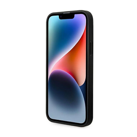 Karl Lagerfeld Monogram Stripe - iPhone 14 Tasche (grün)