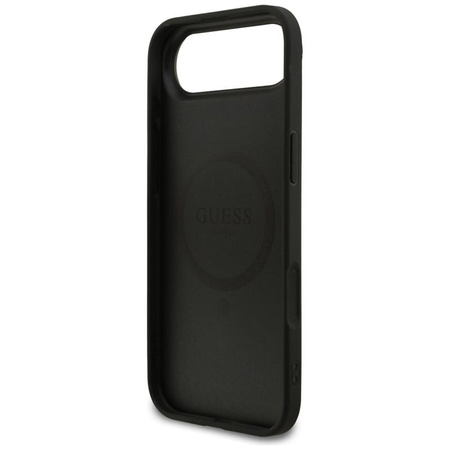 Guess Grained Ring MagSafe - Case iPhone Air (black)