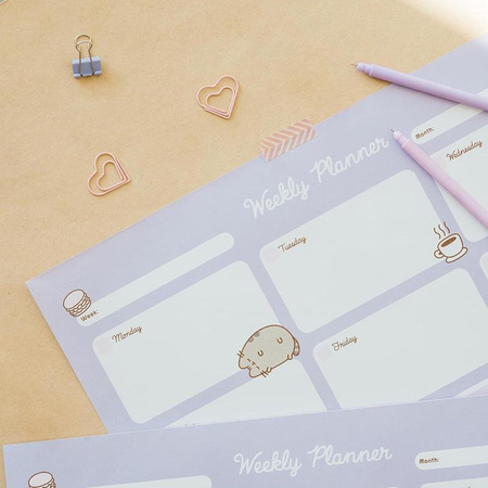 Pusheen - Planner tygodniowy z kolekcji Moments 54 strony A3