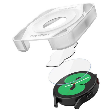 Spigen GLAS.TR EZ FIT 2-Pack - Verre trempé pour Samsung Galaxy Watch 4 / 5 40 mm (2 pcs)