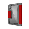 STM Dux Plus - Étui blindé iPad mini 7 (2024) / mini 6 (2021) MIL-STD-810G avec support Apple Pencil (Rouge)