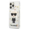 Karl Lagerfeld Iconic Karl Flower - Etui iPhone 13 Pro Max (przezroczysty)