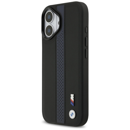 BMW M Perforated Stripe Logo MagSafe - iPhone 17 Case (Blue)