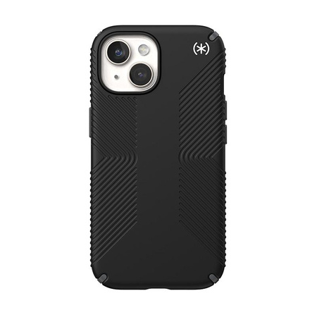 Speck Presidio2 Grip - pouzdro pro iPhone 15 (černé / břidlicově šedé / bílé)