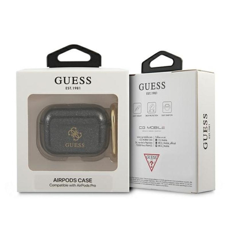Guess Coloured Glitter - Airpods Pro Hülle (Schwarz)