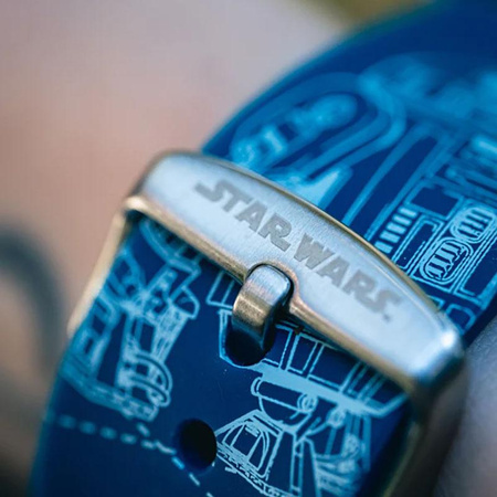 Star Wars - Řemínek pro Apple Watch (R2D2 Blueprints)