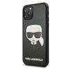 Karl Lagerfeld szilikon ikonikus Karl`s Head - iPhone 11 Pro tok (fekete)