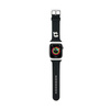 Karl Lagerfeld 3D gumi Karl Head NFT - szíj Apple Watch 42/44/45/49 mm-es órához (fekete)