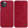 Nillkin Qin bőr tok - tok Apple iPhone 12 Pro Max készülékhez (piros)