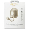 Guess Triangle Logo - TWS headphones + docking station (silver)