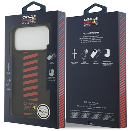 Custodia Red Bull Meshed Powerbar MagSafe per iPhone 17 Pro Max (blu navy)