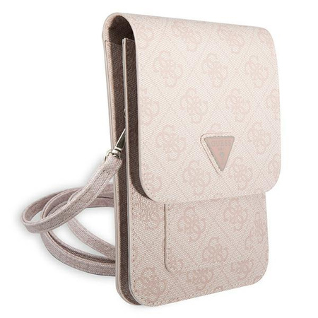 Guess Wallet 4G Triangle Logo Phone Bag - Smartphone and Accessory Bag (Pink)