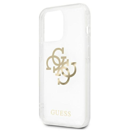 Guess 4G Big Logo Charm arany iPhone 13 Pro tok (arany charmok)