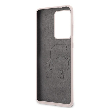 Karl Lagerfeld Fullbody Silicone Iconic - Etui Samsung Galaxy S20 Ultra (Light Pink)