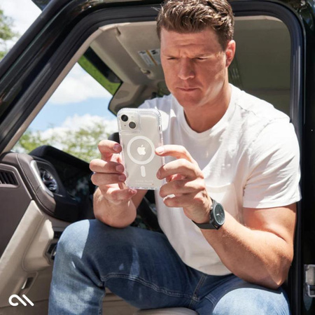 Case-Mate Ultra Tough plus D3O MagSafe - iPhone 15 Plus Case (Clear)