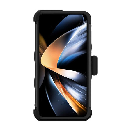 ZIZO BOLT Series - Armoured case for Samsung Galaxy S23+ with 9H glass for screen + holder with stand (Black)