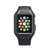Incipio NGP Strap - Elastisches Armband für Apple Watch, 38/40/41 mm Gehäuse (rauchfarben)