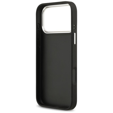Guess Grained Big 4G Classic Logo - Hülle iPhone 17 Pro Max (schwarz)