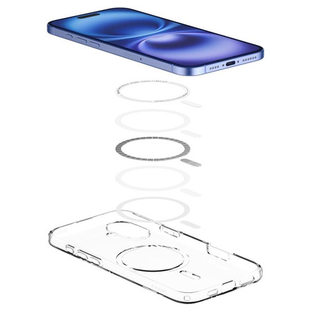 Spigen Liquid Crystal MagSafe - Hülle für iPhone 16 (Transparent)