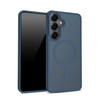 Etui do Galaxy S25 MagSafe Crong Hybrid Matte Granatowe Matowe Wytrzymałe