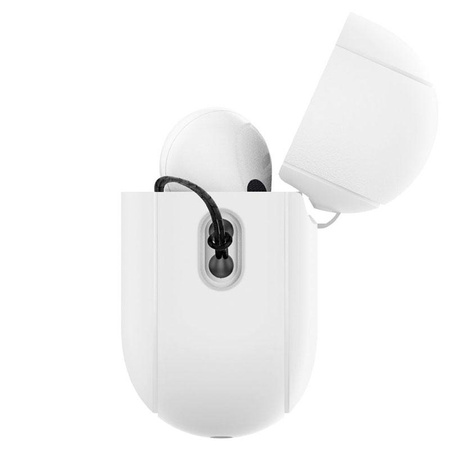 Spigen Silicone Fit Strap - Hülle für Apple AirPods Pro 1 / 2 (Weiß / Grau)