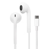 PURO ICON Stereo Earphones - Słuchawki USB-C z płaskim kablem z mikrofonem i pilotem (Biały)