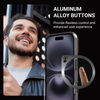 Crong Clear MAG Pro - Étui MagSafe pour iPhone 16 (noir)