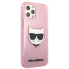 Karl Lagerfeld Choupette Head Glitter - Coque iPhone 12 Pro Max (rose)