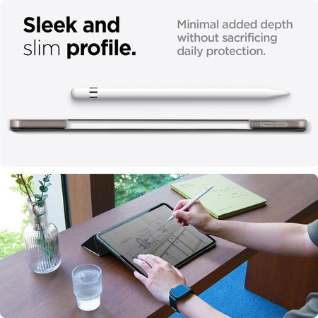 Spigen Smart Fold - Etui pour iPad Air 13" M3 (2025) / M2 (2024) (Noir)