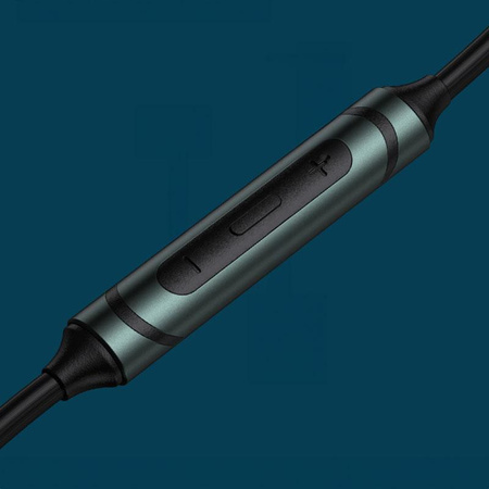 WEKOME YC06 Blackin Series - drátová sluchátka s 3,5mm HiFi konektorem (černá)