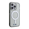 BMW Silberring MagSafe - iPhone 14 Pro Max Tasche (Transparent)