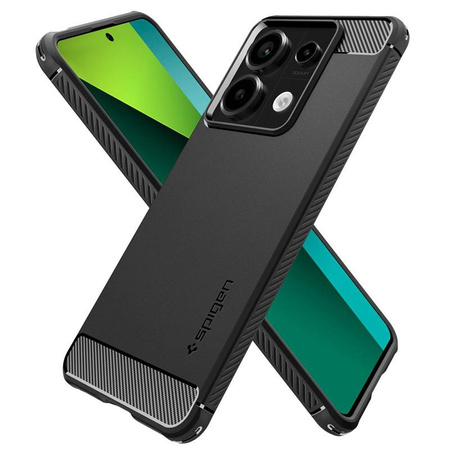 Spigen Rugged Armor - Étui pour Xiaomi Redmi Note 13 Pro 5G/POCO X6 5G (Noir mat)