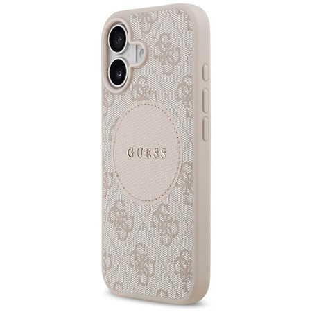 Guess 4G Circle Classic Logo MagSafe - Hülle iPhone 17 (rosa)