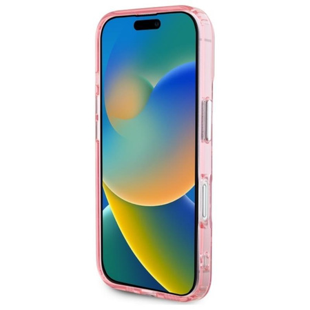 Karl Lagerfeld IML Monogram Karl & Choupette Head MagSafe - Case for iPhone 16 (pink)