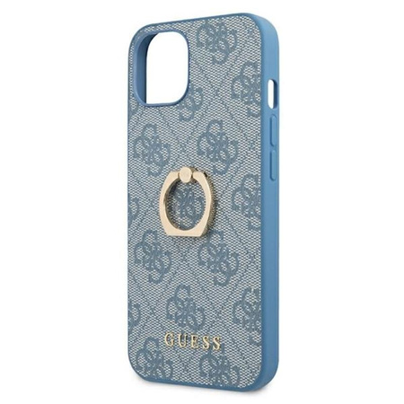 Pouzdro Guess 4G Ring Case - pouzdro pro iPhone 13 mini (modré)