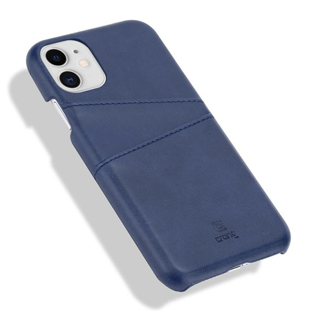 Crong Neat Cover - Etui iPhone 11 Pro z kieszeniami (niebieski)